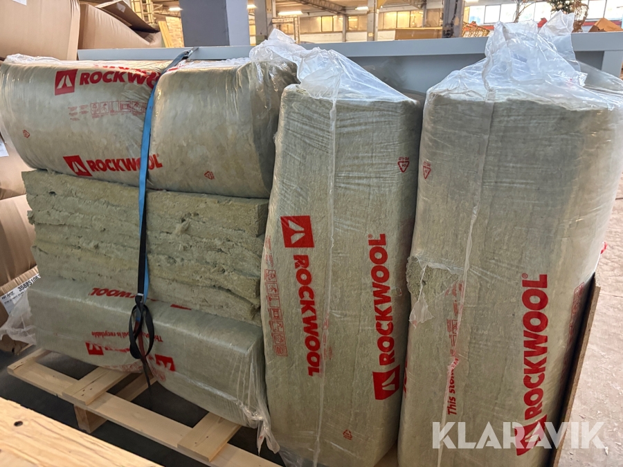 Isolering Rockwool Stålregelskiva 37 1200x455x70mm 8st paket