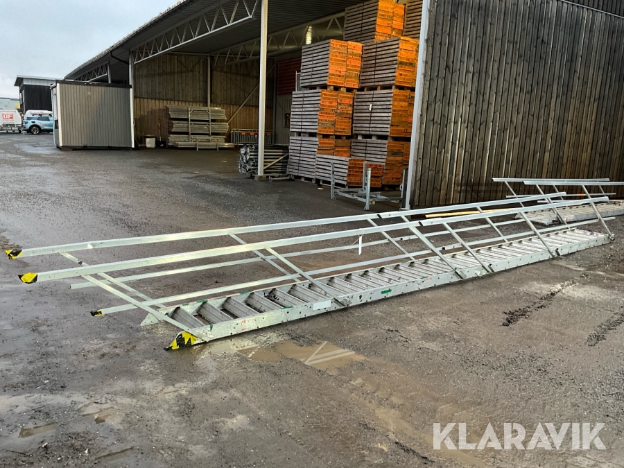 Byggtrappa aluminium