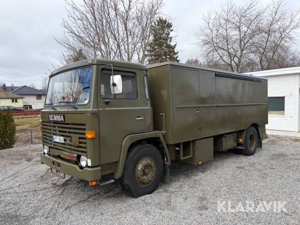 Militär Lastbil Scania LB81 50165 Dieselgenerator