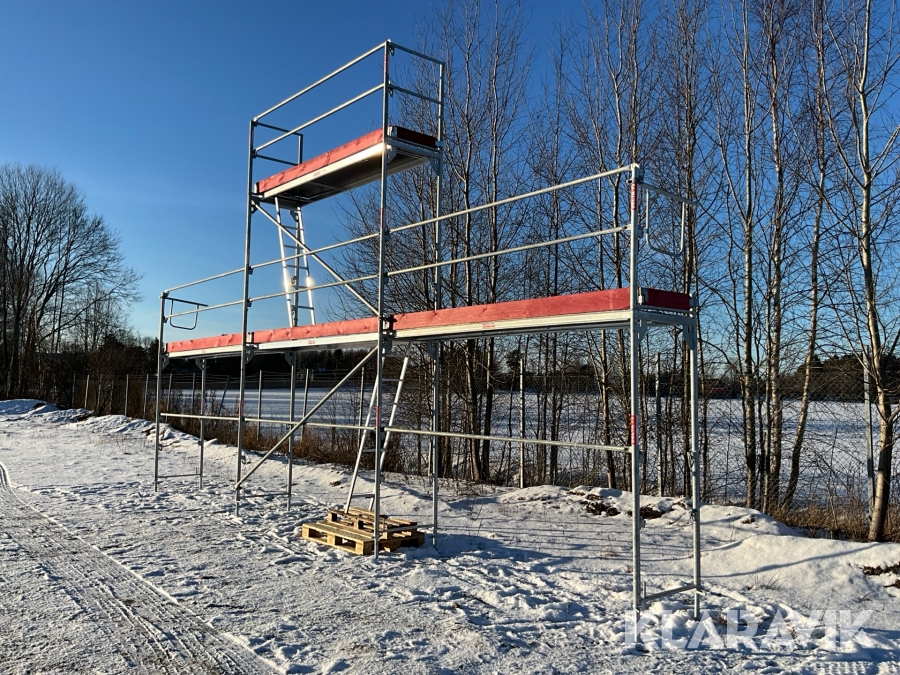 Byggställning 9x4 med gaveltopp (ny)
