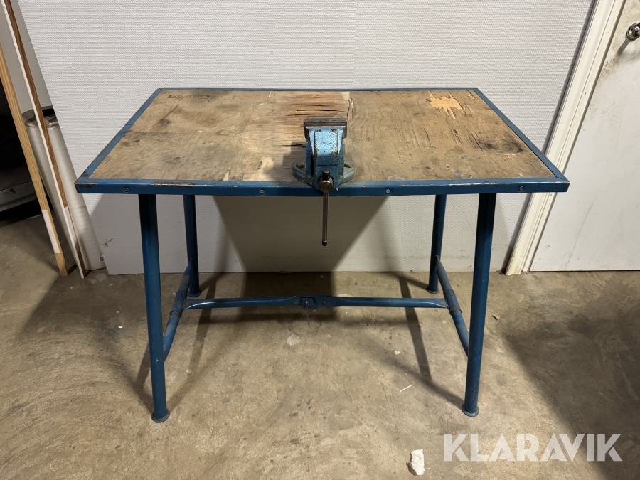 Arbetsbänk Ridgid Matador med skruvstäd