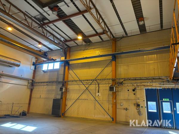 Traverskran ABUS 6,3 ton komplett