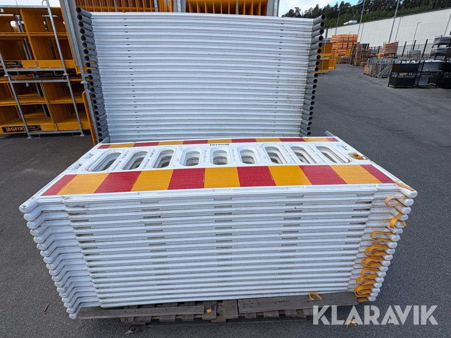 Kravallstaket plast 56st