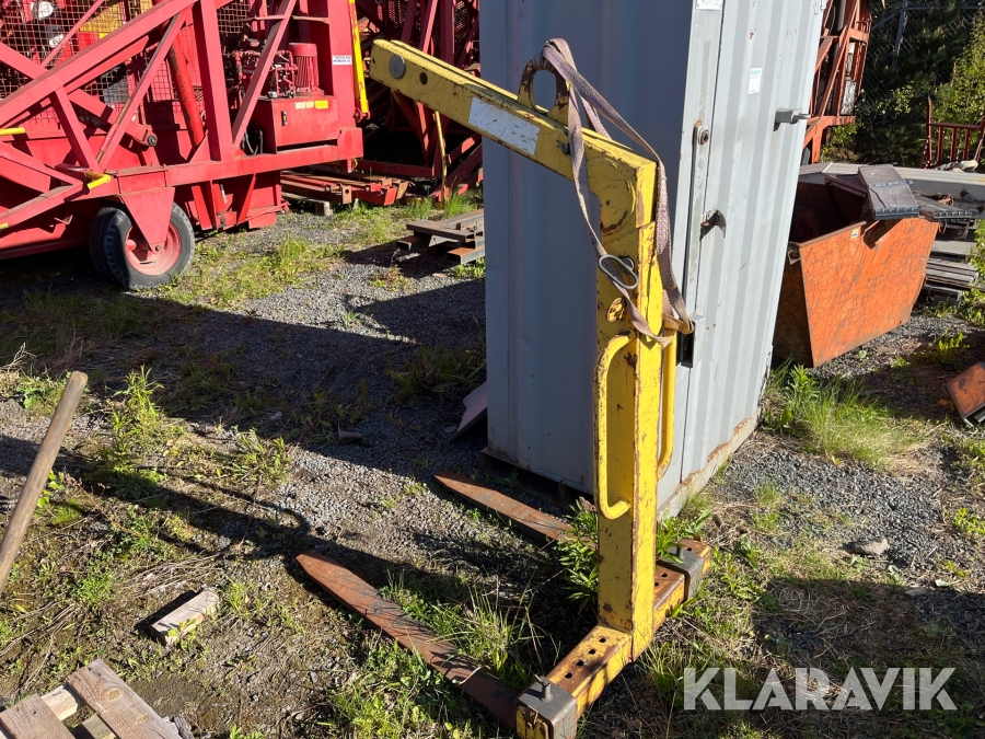 Pallgafflar till kran Yellowline 1,5ton