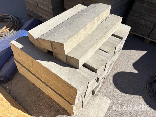 Markplattor, Kantstöd 1000x300x100/120mm