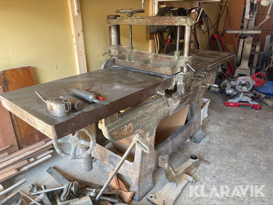 Träkombimaskin med 4 funktioner Stenbergs Maskinbyrå NO 1079