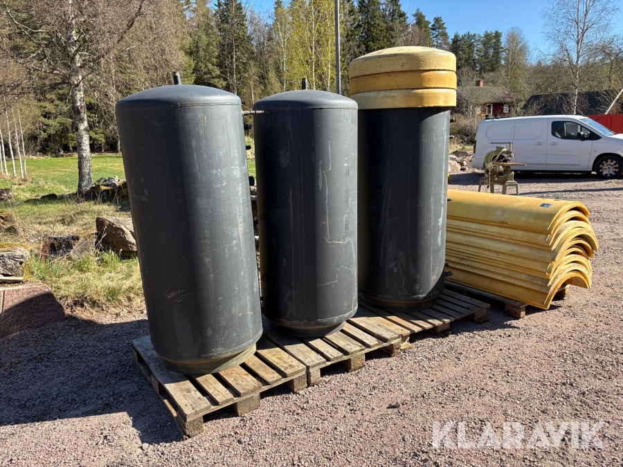 Ackumulatortank Husqvarnatanken 750L 3st med isolering