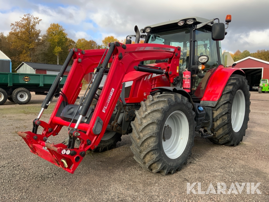 Traktor Massey Ferguson 5613 Dyna 4 med lastare och frontlyft /4000h