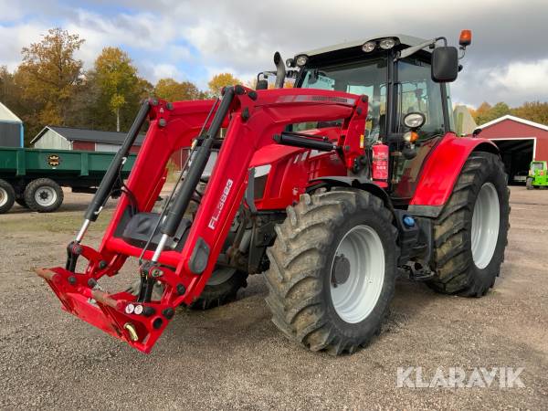 Traktor Massey Ferguson 5613 Dyna 4 med lastare och frontlyft /4000h