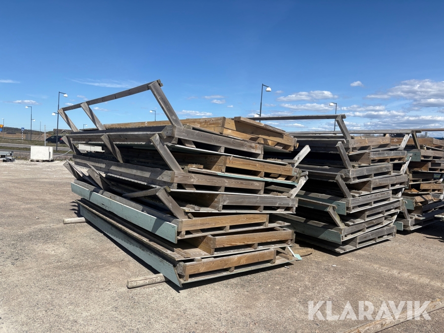 Staketsektioner ca 35 st