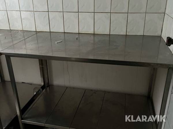 Rostfria bänkar 3 st