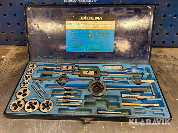 Gängsnitt Biltema Milimeter