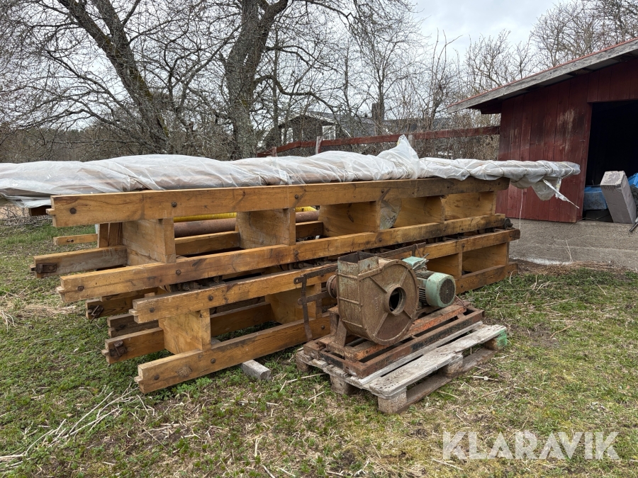 Sågverk Mariannelund A1 med elmotor och spånsug