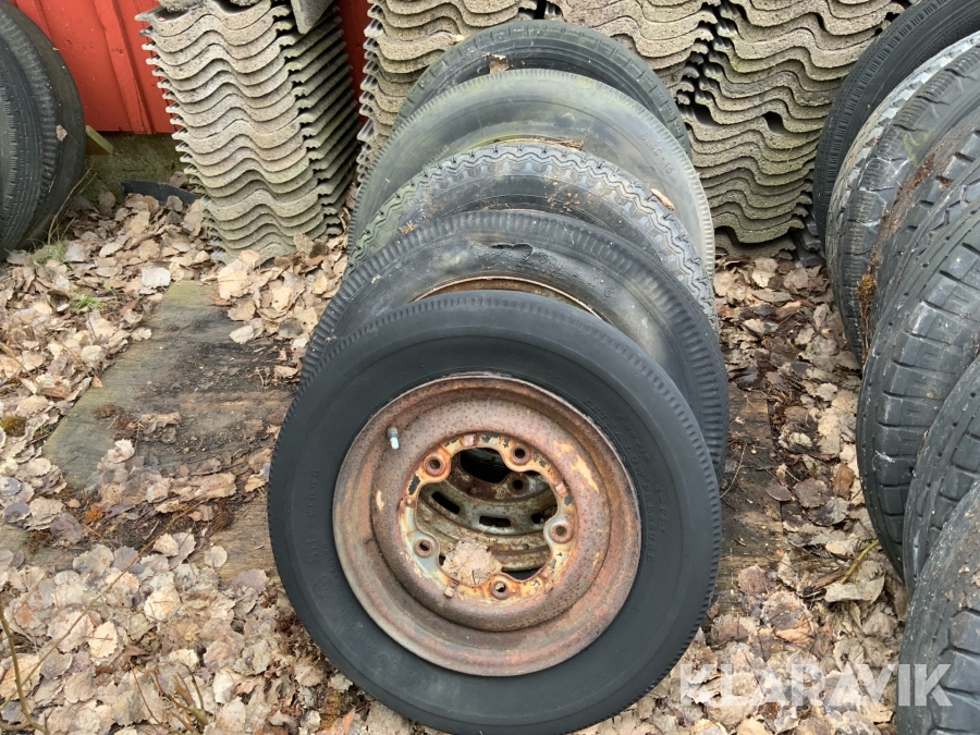 Diverse hjul för veteranbil Volkswagen, Mariestad, Klaravik