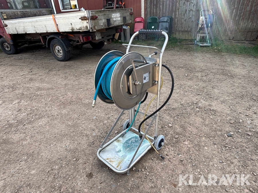 Slangvinda på vagn STKi2 20/12 till högtryckstvätt