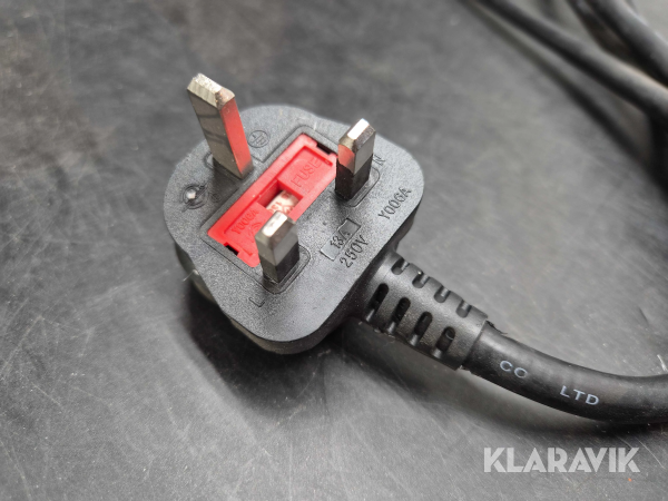 Anslutningskabel BS Plug, gummikabel, 2 m, 3G1,5 mm², 19 st