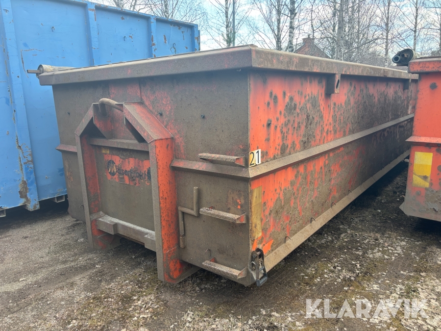 Lastväxlarflak 22 m3 med kapell