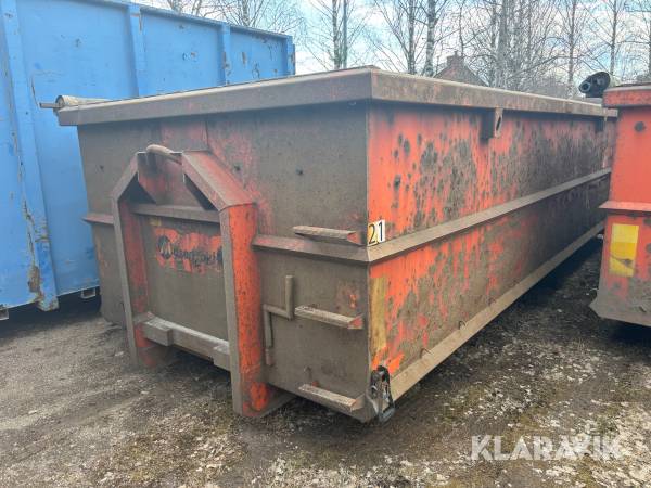 Lastväxlarflak 22 m3 med kapell