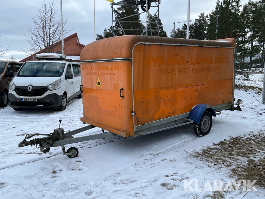 Personbilssläp Thule 1000 kg