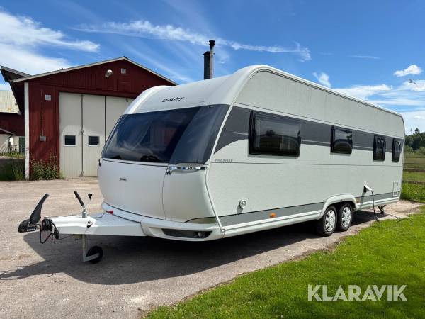 Husvagn Hobby 660 WFC PRESTIGE -vinterisolerad med golvvärme