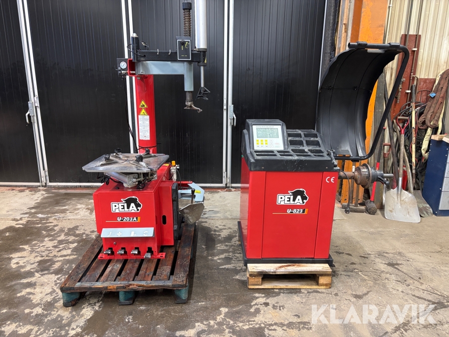 Däckmaskiner Pela U-203A & U-823