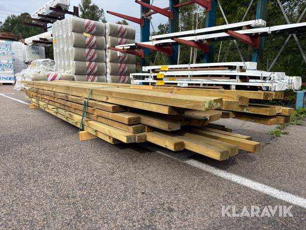Reglar impregnerade blandade längder - 69 st
