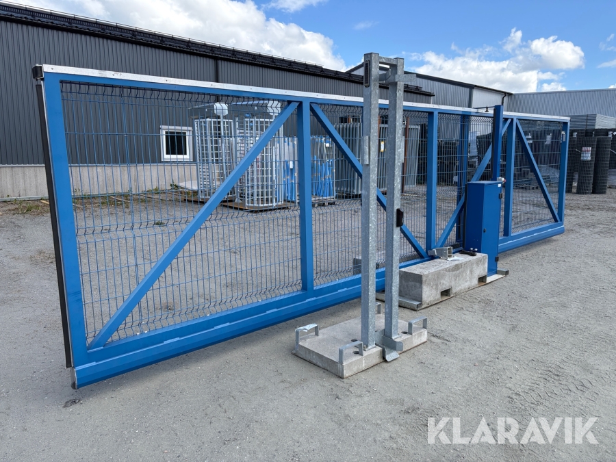 Mobil Byggrind/skjutgrind Halsäng 6m med motorstyrning & anslag