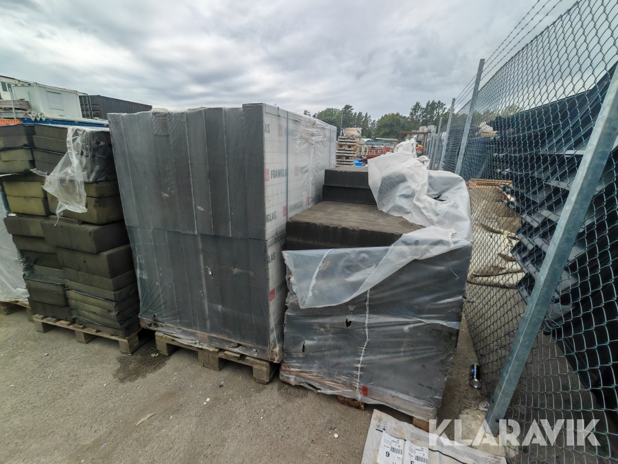 Parti med FOAMGLAS cellglasisolering