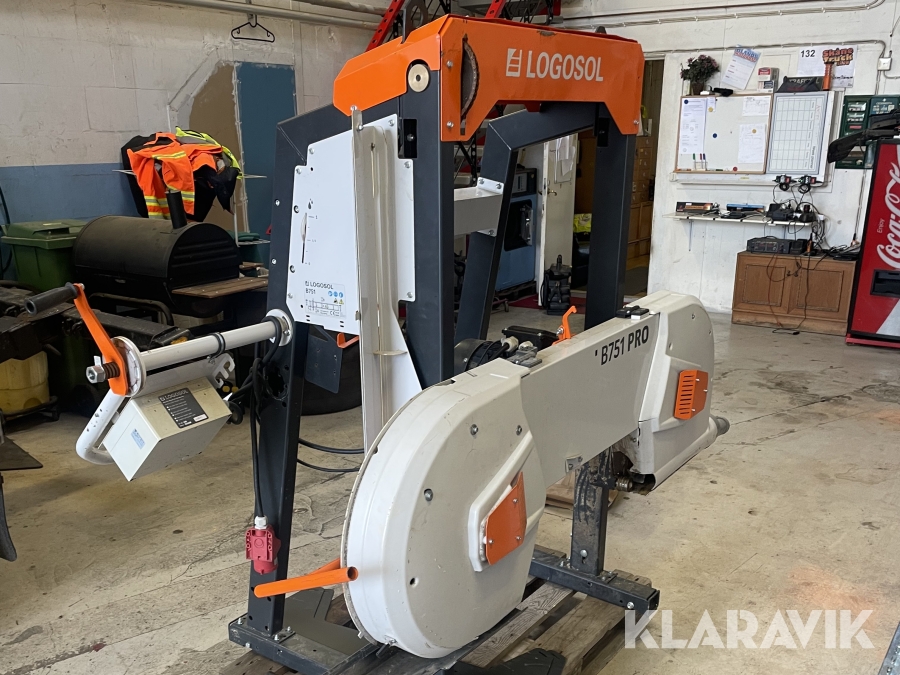 Mobilt bandsågverk Logosol B751 PRO 8kw elmotor
