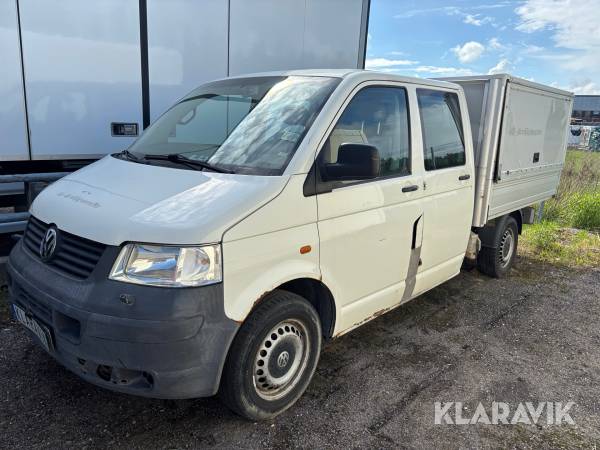 Pickup Volkswagen Transporter Dubbelhytt inkl verkstadsinredning