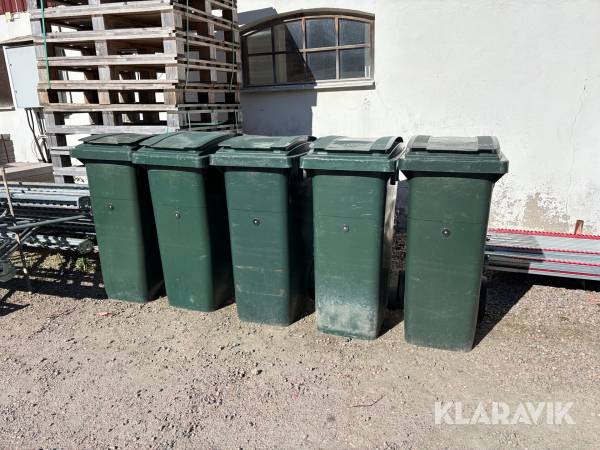 Sopkärl Plastic omnium 180/90Liter  5st