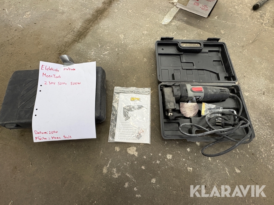 Elektrisk Plåtsax Meectools