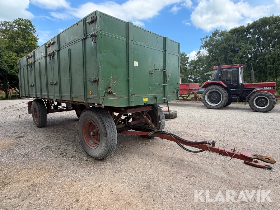 Spannmålsvagn / tippvagn Bredöls 13SV med kapell och tillbehör