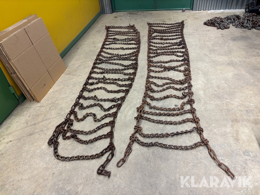 Snökedjor till lastmaskin 2 st