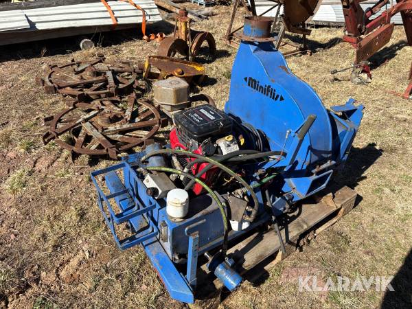 Flismaskin Vanguard 18hp motor