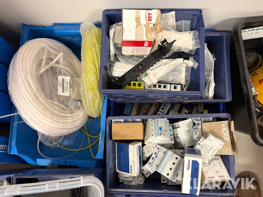 Elcentral byggkit blandade detaljer