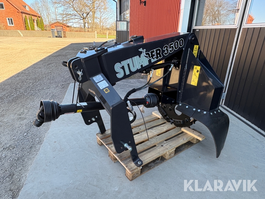 Stubbfräs Stumper 3500 traktordriven med överbelastningskoppling