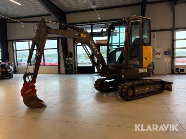 Grävmaskin Volvo ECR25D bandburen