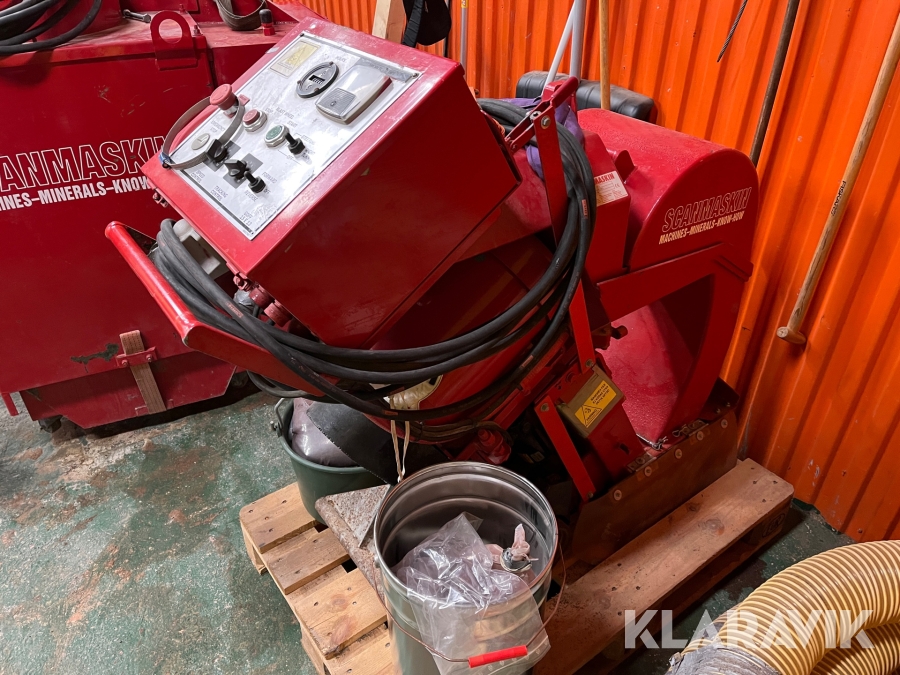 Golvbläster Scanmachine Scanoff 15E13 med kompressor och slang