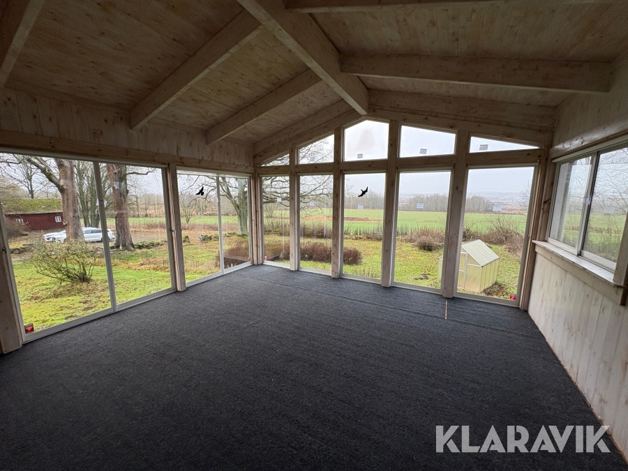 Glaspartier till Uterum