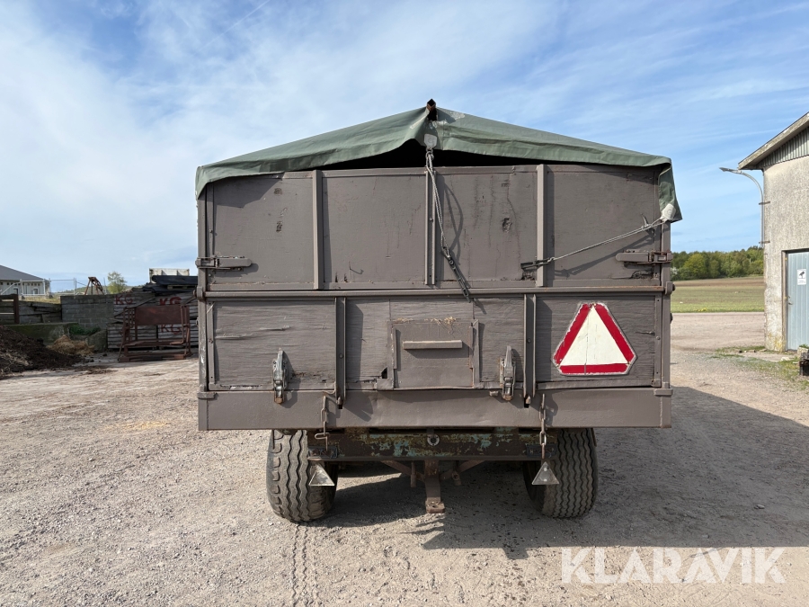 Spannmålskärra 12 m³  med trevägstipp