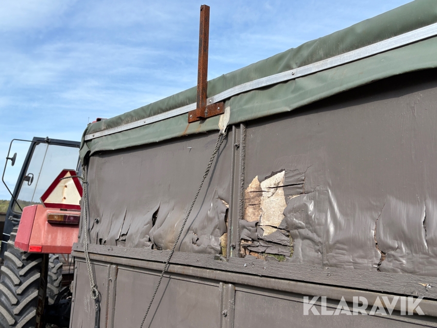 Spannmålskärra 12 m³  med trevägstipp