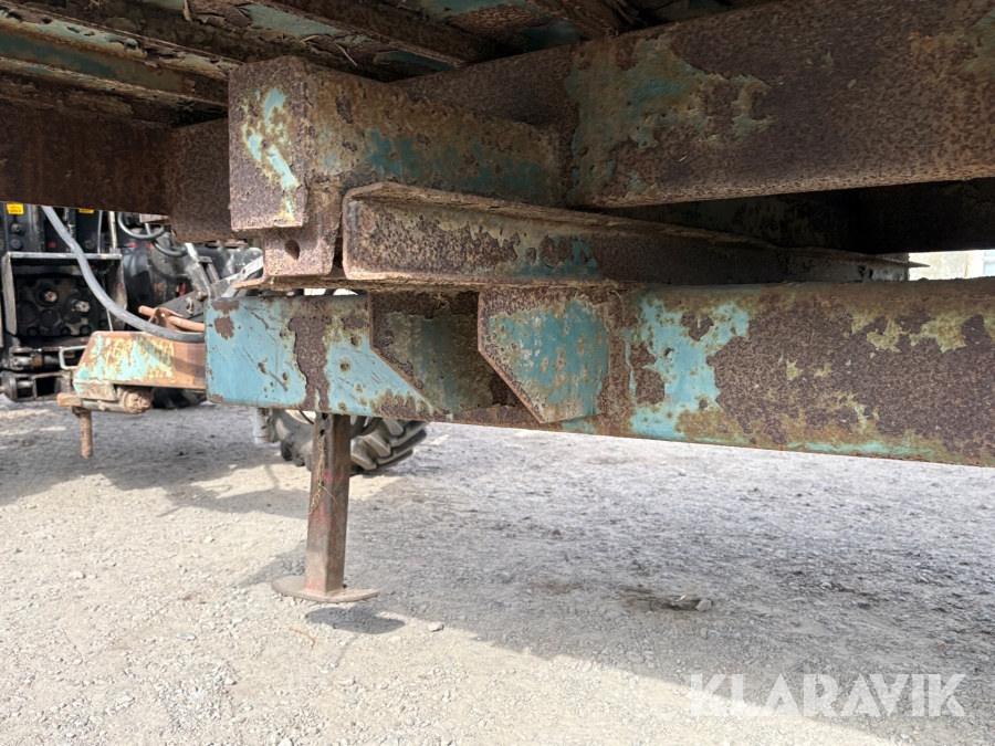 Spannmålskärra 12 m³  med trevägstipp