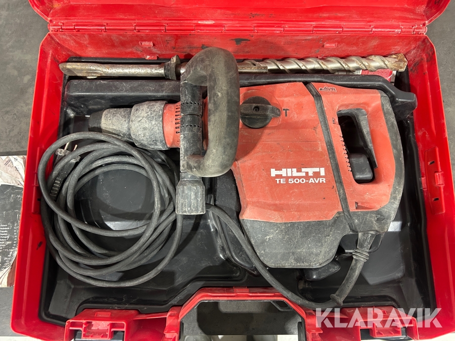 Borr och bilningsmaskin Hilti TE 500-AVR