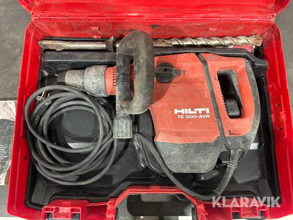 Borr och bilningsmaskin Hilti TE 500-AVR
