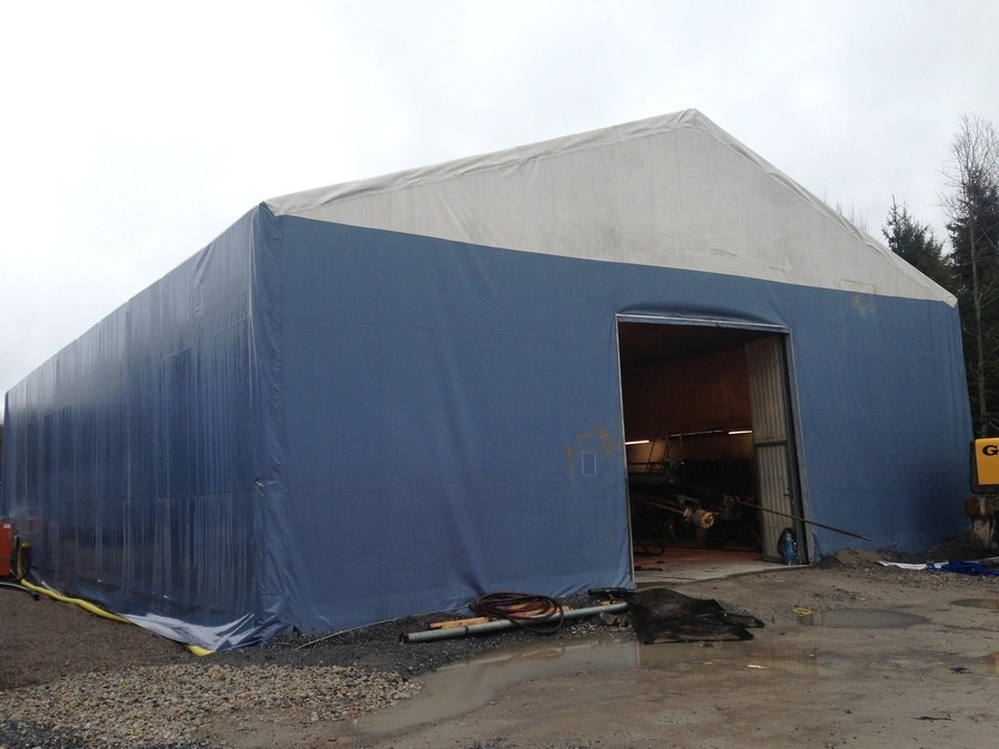 Tält Verkstadstält Maskinhall