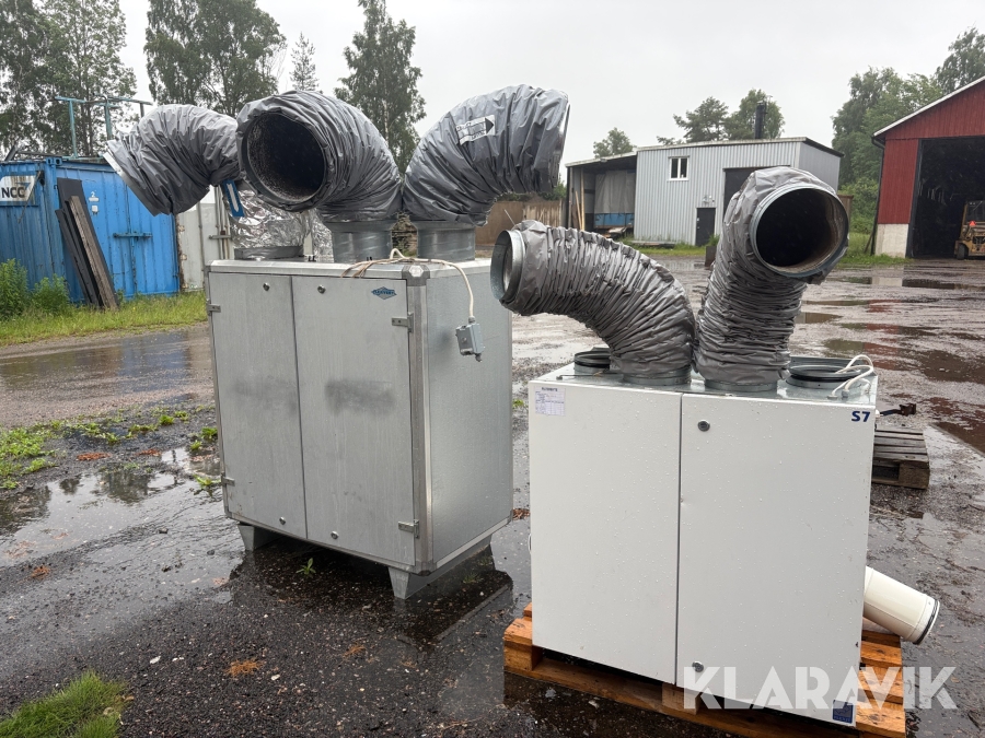 Ventilationsaggregat 2 st