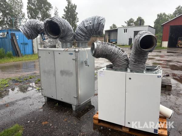 Ventilationsaggregat 2 st