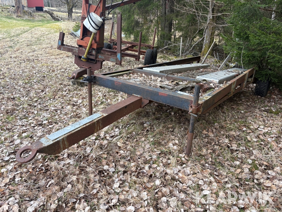 Maskinvagn med ramper