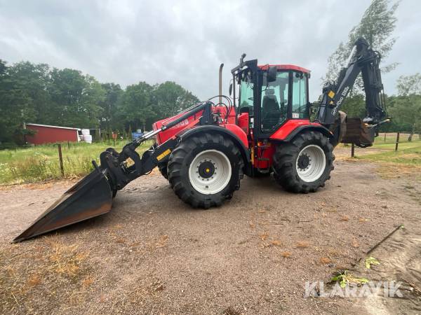 Grävlastare Huddig 1260 B med lift,tiltrotator och många redskap